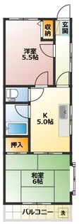 パールハイツ【2階】の間取り