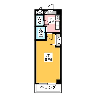 パールハイツ【3階】の間取り