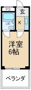 香里さくらハイツIII【4階】の間取り