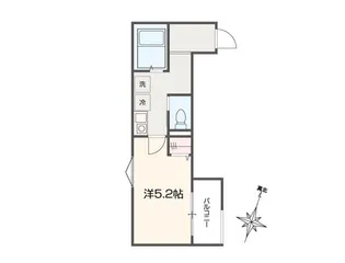 MELLAS北与野【3階】の間取り