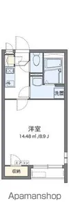 クレイノGRACY浜寺【2階】の間取り