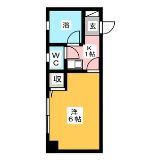アイアイレジデンス川口【2階】の間取り