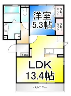 ペルソワール高田【1階】の間取り