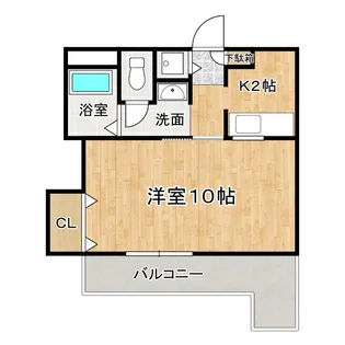 クボタマンション【3階】の間取り