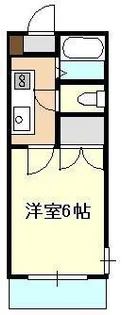 ハイツKura C【2階】の間取り