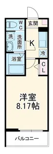 GRADUS京成稲毛II【2階】の間取り