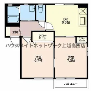 グラディエント【1階】の間取り