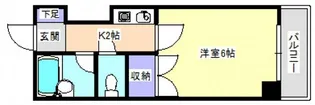 ウエストウッドII【2階】の間取り