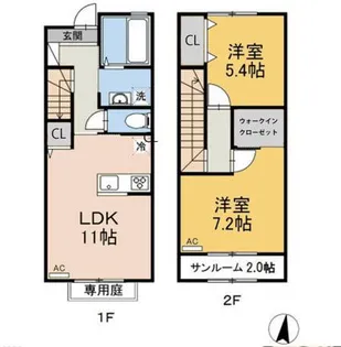 ソルトグラスの間取り