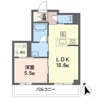 パルテ ソノーレ【1階】の間取り