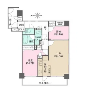 ファミール東麻布ベルファース【6階】の間取り