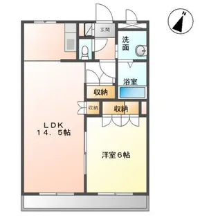 DearCoatNOAnoaIII【2階】の間取り