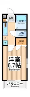 ストゥーディオ藤崎【2階】の間取り