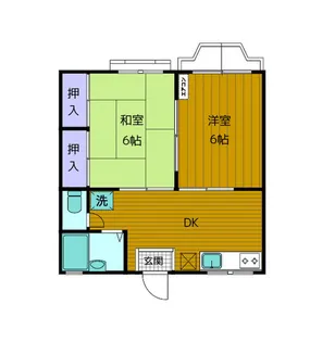 コーポバサラ【2階】の間取り