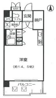 エルアージュ小石川A棟【4階】の間取り
