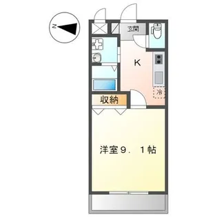 アリエッタ赤塚【2階】の間取り