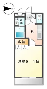 メゾンセレニティー【1階】の間取り