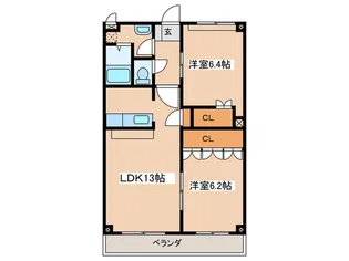 コンテント【2階】の間取り