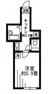 プランタン千川【1階】の間取り
