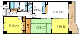 シーズモア【1階】の間取り