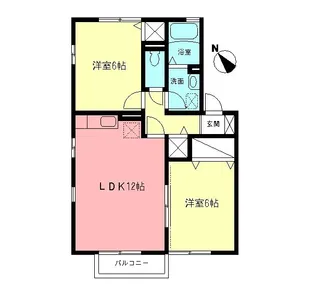 アーバンライフ【1階】の間取り