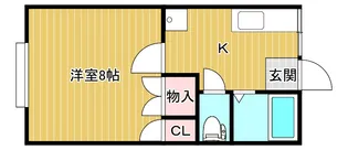 コーポラスパイユ【1階】の間取り