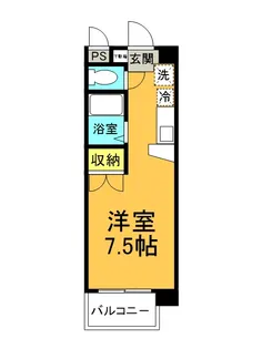 ロイヤルパレス清水台【6階】の間取り
