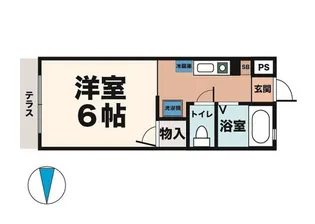 ラポール【1階】の間取り
