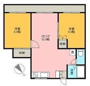 マリオンハイツIII【3階】の間取り