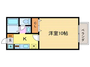 グランド-ルA【1階】の間取り