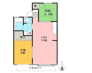 エル花の木【1階】の間取り