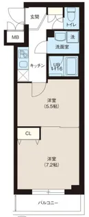 東京都板橋区坂下1【マンション】の間取り