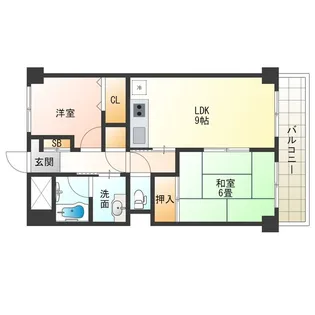 ブルームコートI【5階】の間取り