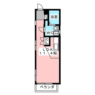 Bloom烏森【3階】の間取り