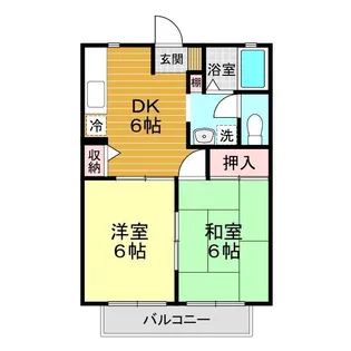 サンシャインみほりA棟【2階】の間取り