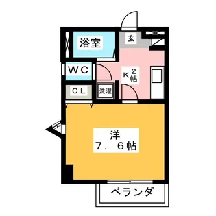 MITTE枇杷島【2階】の間取り