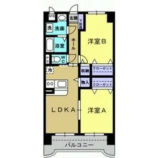 リリアコート【5階】の間取り