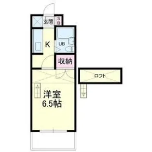 上島ロイドアパートC棟【2階】の間取り