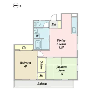 スペース北丘【3階】の間取り