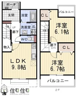 ラ・フォーリア(La・foglia)の間取り
