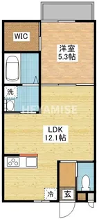 modern palazzo 平間 WEST【2階】の間取り