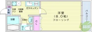 ルージュ一番館【2階】の間取り