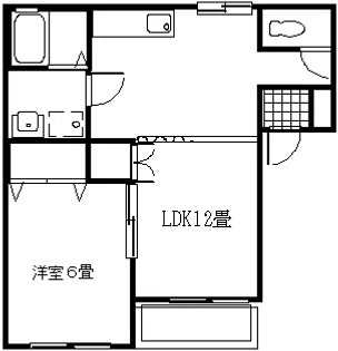 大塚レジデンス【1階】の間取り
