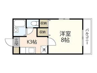 ステーショナリー西川【1階】の間取り