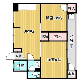 塚本マンション【3階】の間取り