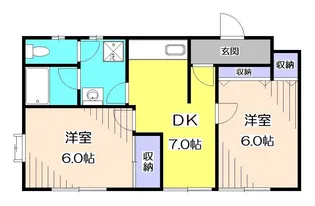 コーポラス新所沢【3階】の間取り