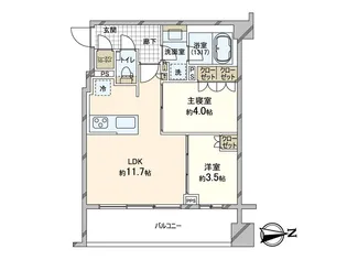 ディアナコート自由が丘テラス【3階】の間取り