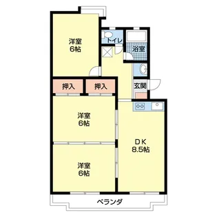 メゾン・ド・コスモ【1階】の間取り