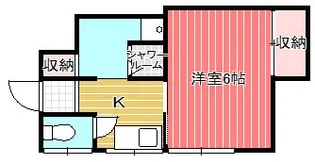 福島アパート【2階】の間取り