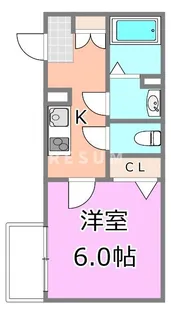 千葉県千葉市中央区亀井町【アパート】の間取り